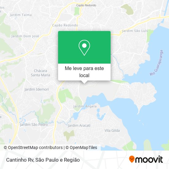 Cantinho Rv mapa