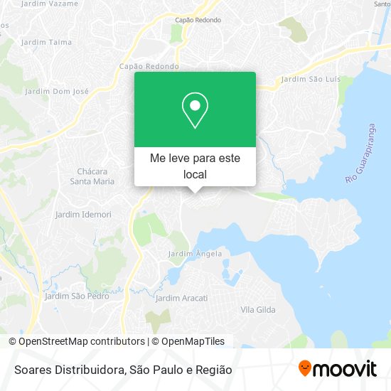 Soares Distribuidora mapa