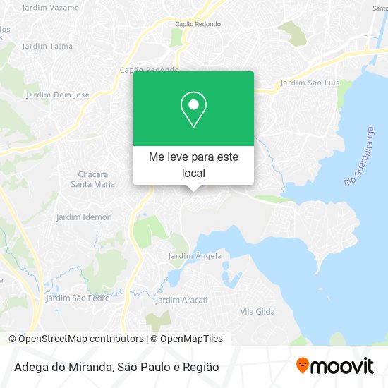 Adega do Miranda mapa