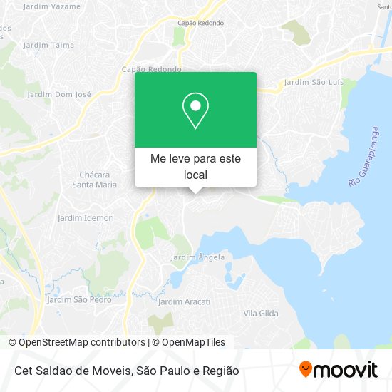 Cet Saldao de Moveis mapa