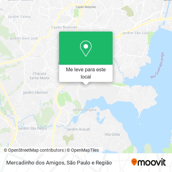 Mercadinho dos Amigos mapa