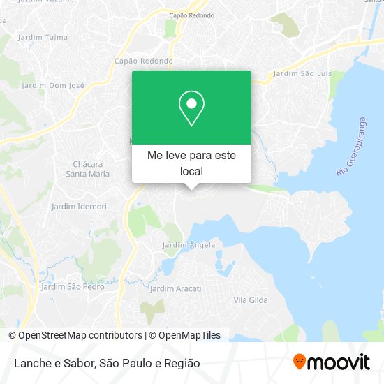 Lanche e Sabor mapa