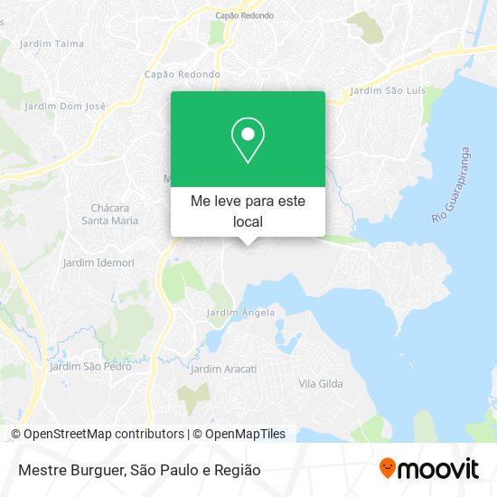 Mestre Burguer mapa
