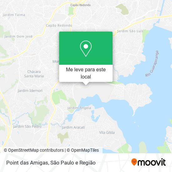 Point das Amigas mapa