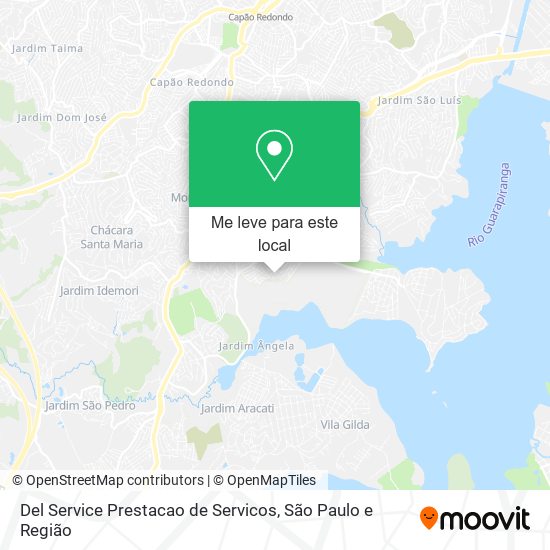 Del Service Prestacao de Servicos mapa