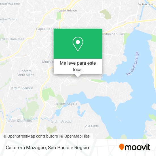 Caipirera Mazagao mapa