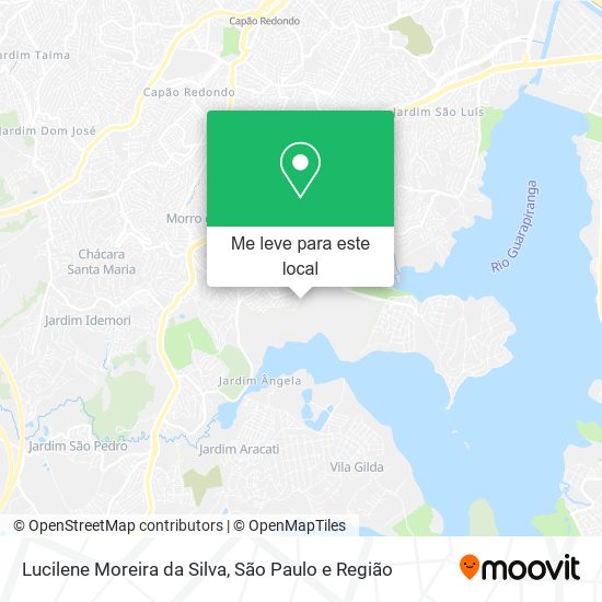 Lucilene Moreira da Silva mapa