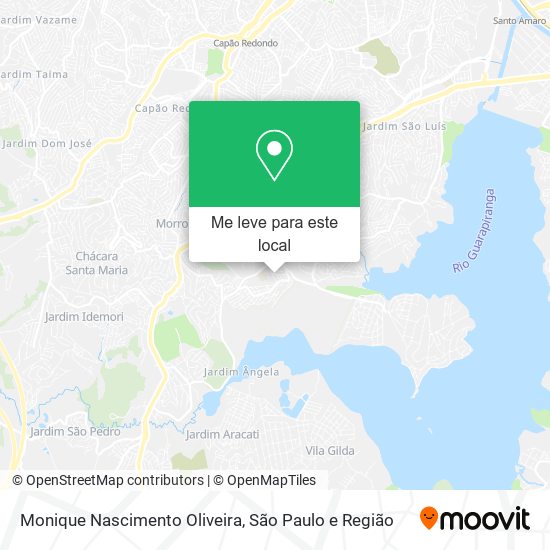 Monique Nascimento Oliveira mapa