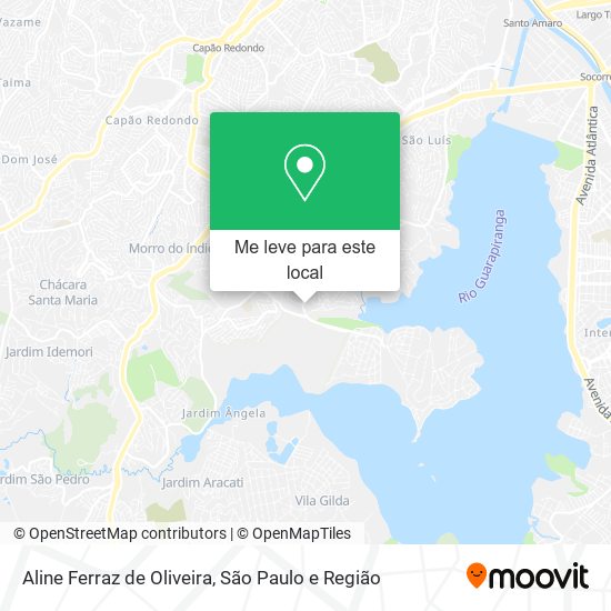 Aline Ferraz de Oliveira mapa