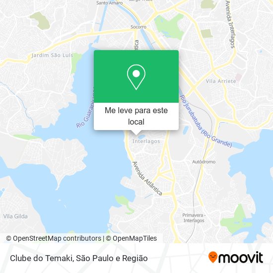 Clube do Temaki mapa