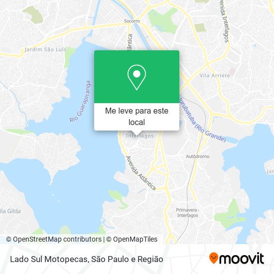 Lado Sul Motopecas mapa