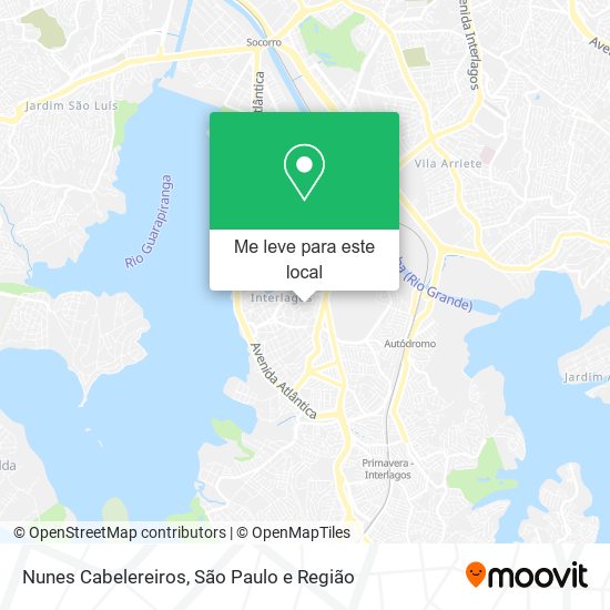 Nunes Cabelereiros mapa