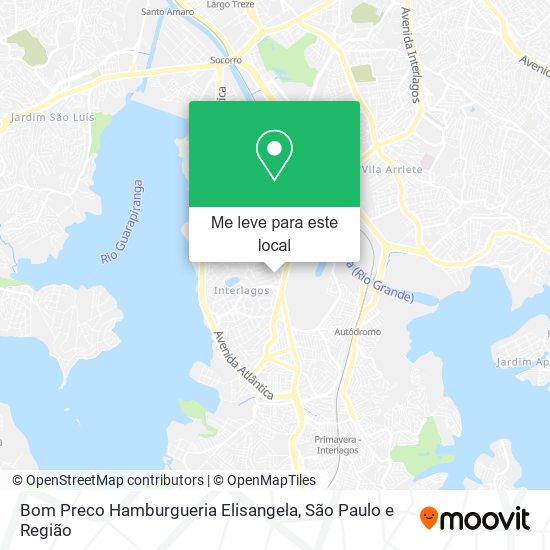 Bom Preco Hamburgueria Elisangela mapa