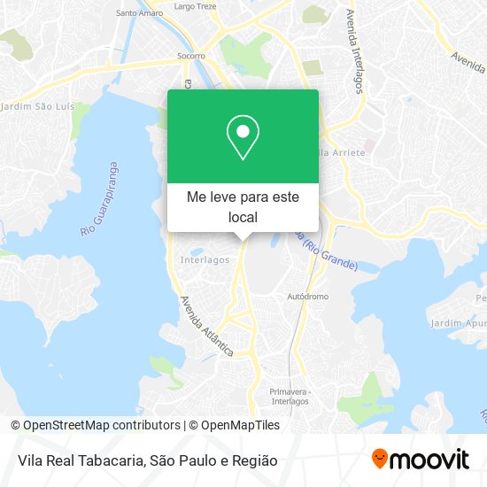Vila Real Tabacaria mapa