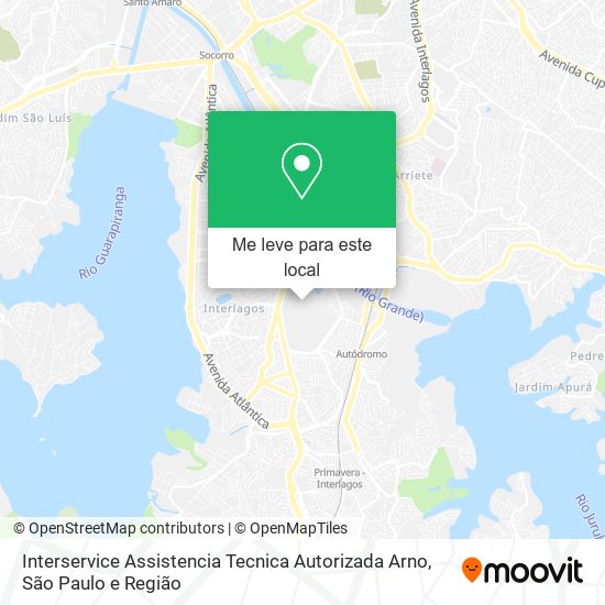 Interservice Assistencia Tecnica Autorizada Arno mapa