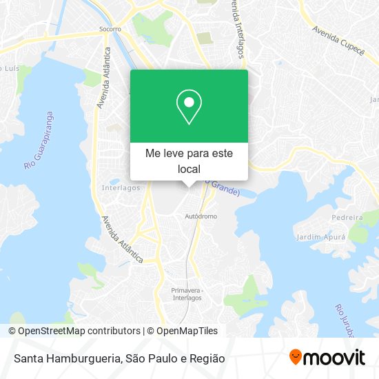Santa Hamburgueria mapa