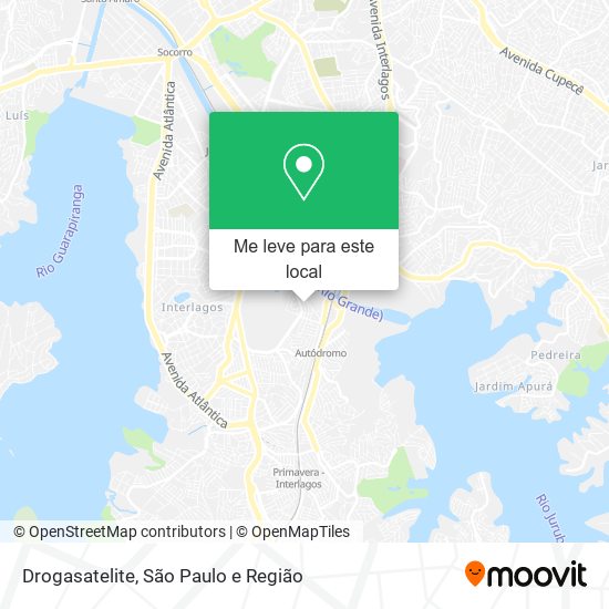 Drogasatelite mapa