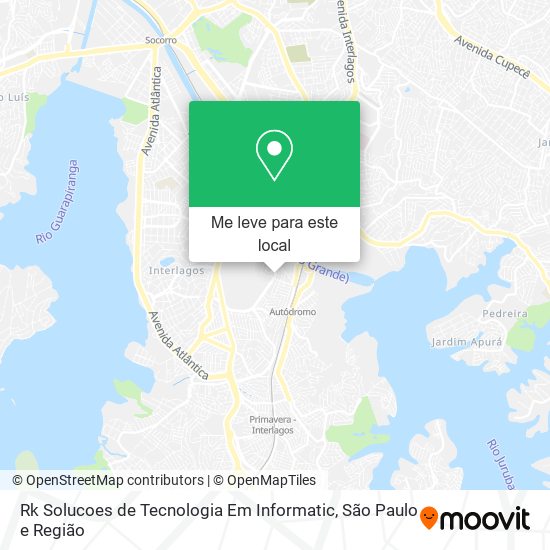 Rk Solucoes de Tecnologia Em Informatic mapa