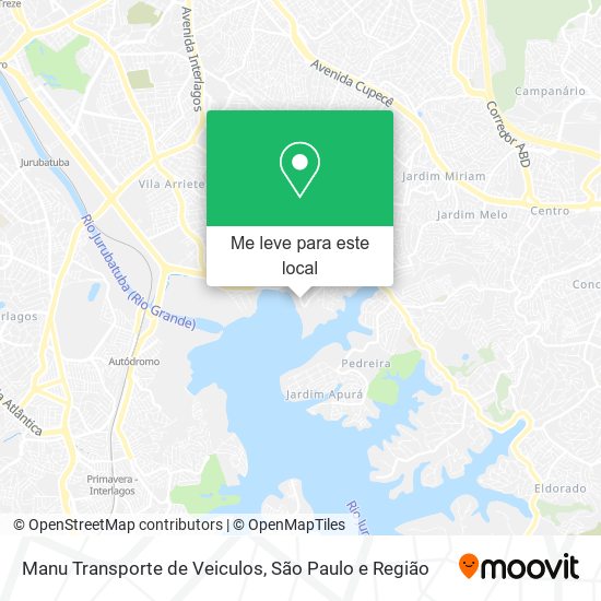 Manu Transporte de Veiculos mapa