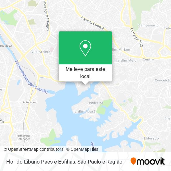 Flor do Libano Paes e Esfihas mapa