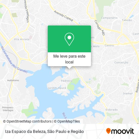 Iza Espaco da Beleza mapa