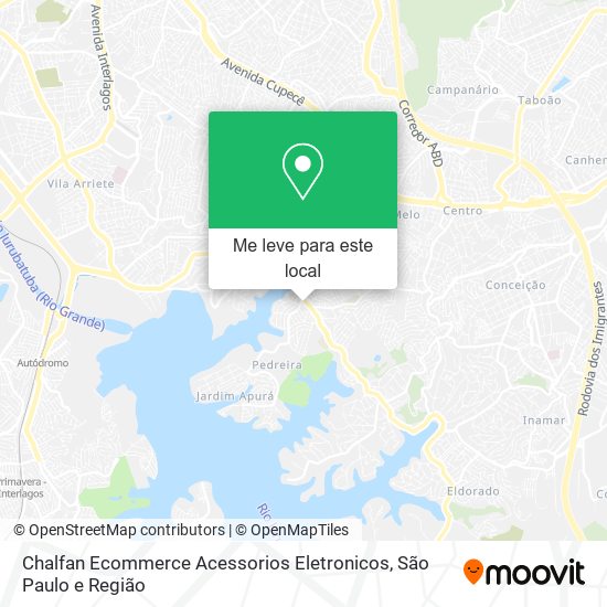 Chalfan Ecommerce Acessorios Eletronicos mapa