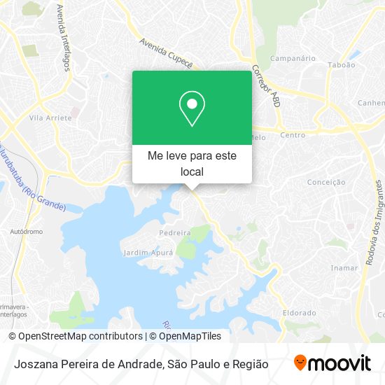 Joszana Pereira de Andrade mapa