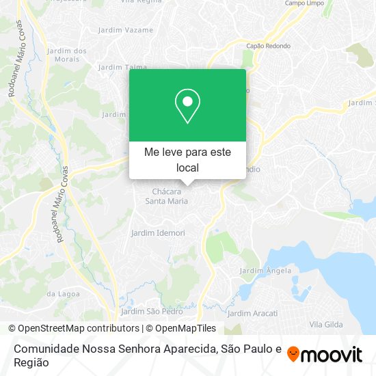 Comunidade Nossa Senhora Aparecida mapa