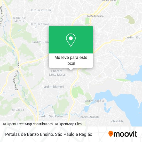 Petalas de Banzo Ensino mapa