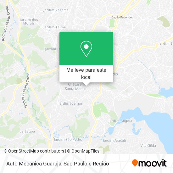 Auto Mecanica Guaruja mapa