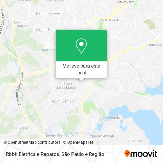 Rbbk Eletrica e Reparos mapa
