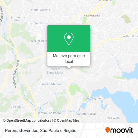 Pereirastovendas mapa