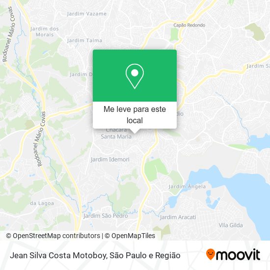 Jean Silva Costa Motoboy mapa