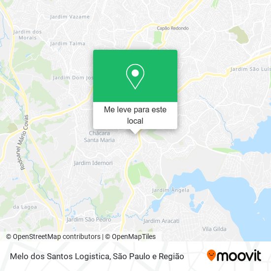Melo dos Santos Logistica mapa