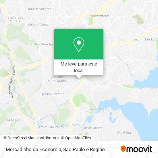 Mercadinho da Economia mapa