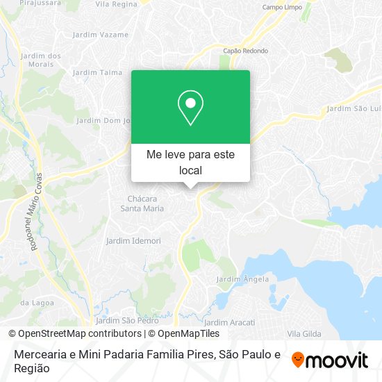Mercearia e Mini Padaria Familia Pires mapa