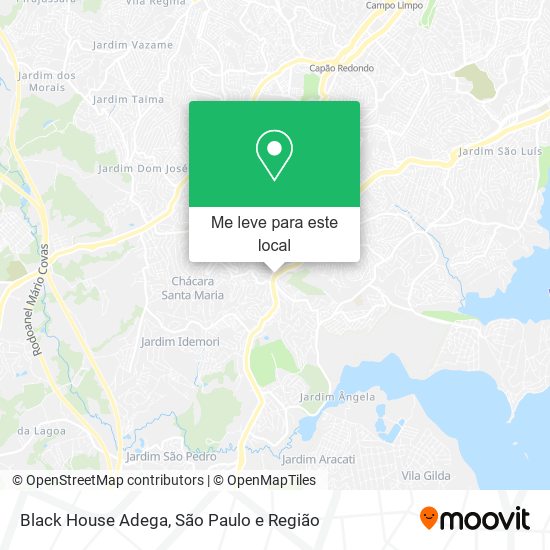 Black House Adega mapa