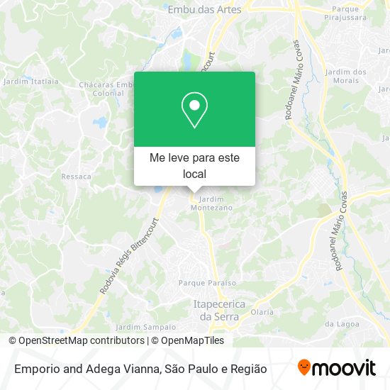 Emporio and Adega Vianna mapa