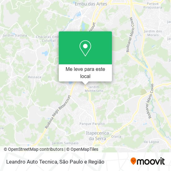 Leandro Auto Tecnica mapa