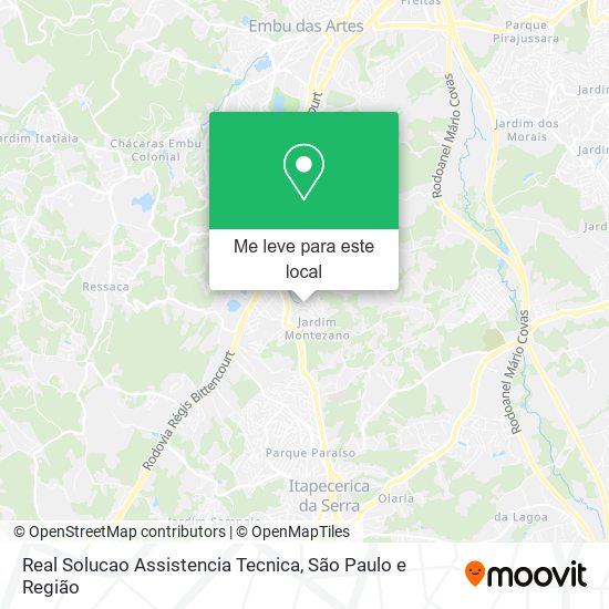 Real Solucao Assistencia Tecnica mapa