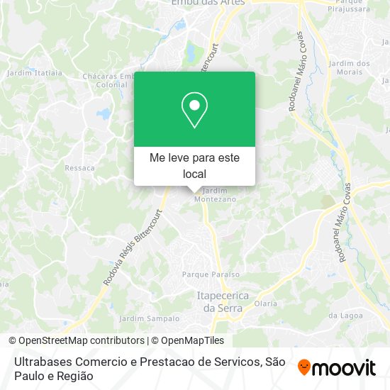 Ultrabases Comercio e Prestacao de Servicos mapa