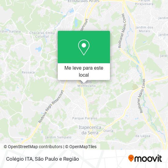 Colégio ITA mapa