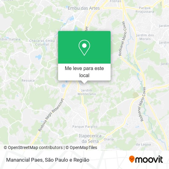 Manancial Paes mapa