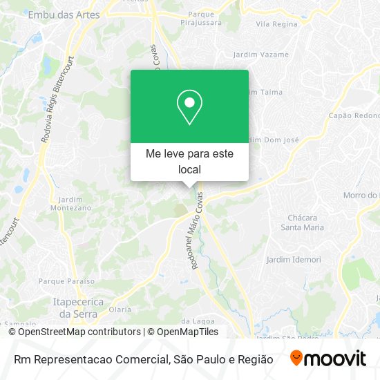 Rm Representacao Comercial mapa