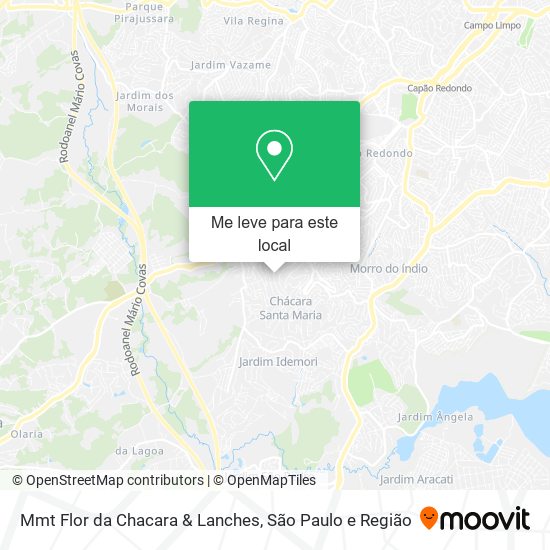 Mmt Flor da Chacara & Lanches mapa