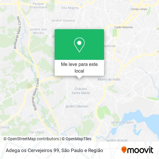 Adega os Cervejeiros 99 mapa