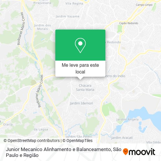 Junior Mecanico Alinhamento e Balanceamento mapa