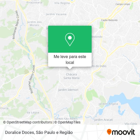 Doralice Doces mapa