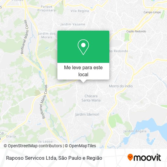 Raposo Servicos Ltda mapa