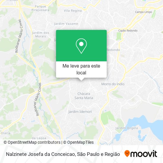 Nalzinete Josefa da Conceicao mapa